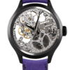 Montre squelette suisse originale GRECO-Genève pour homme ou pour femme, avec gravure fluorescente, vue de face